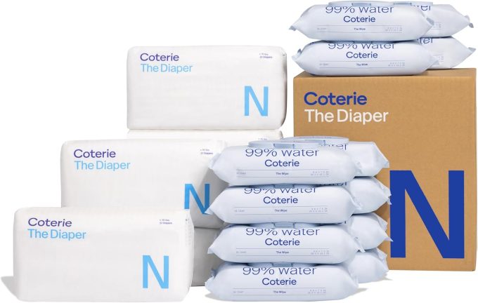 Coterie Baby Wipes + Diapers Kit - Image 8