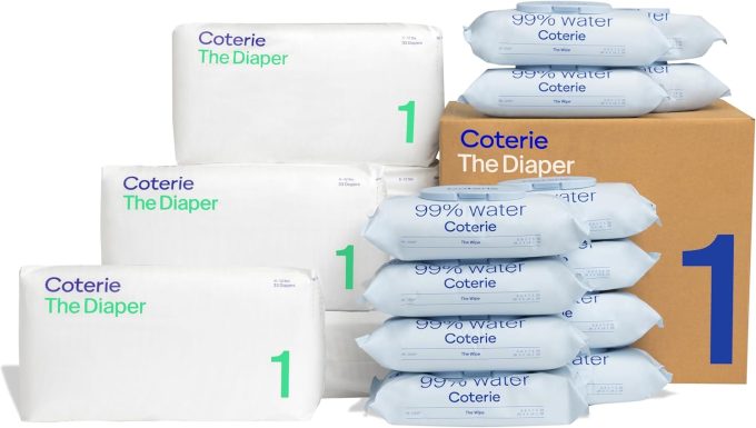 Coterie Baby Wipes + Diapers Kit - Image 13